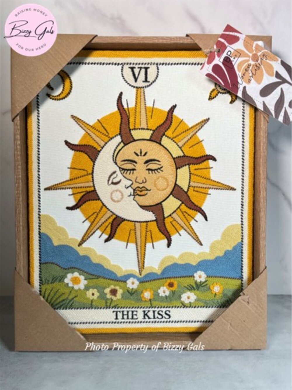 BP Home Woven Artistry The Kiss Celestial Tarot Wall Decor